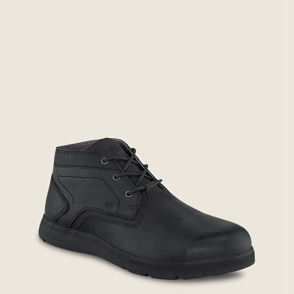 Red Wing Mens Safety Boots - Zero-g Lite - Toe Chukka - Black - FAH073468